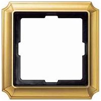 Рамка универсальная Schneider Electric Merten Antique 1-м. золото картинка